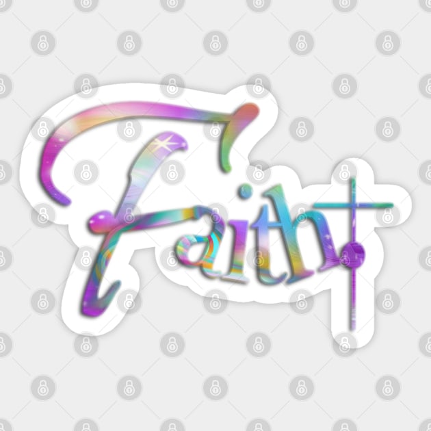 Faith Period Sticker by Angelic Gangster
